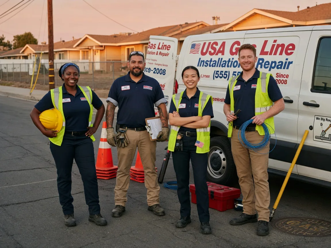 Gas Line Installation company in Strawberry Valley, CA